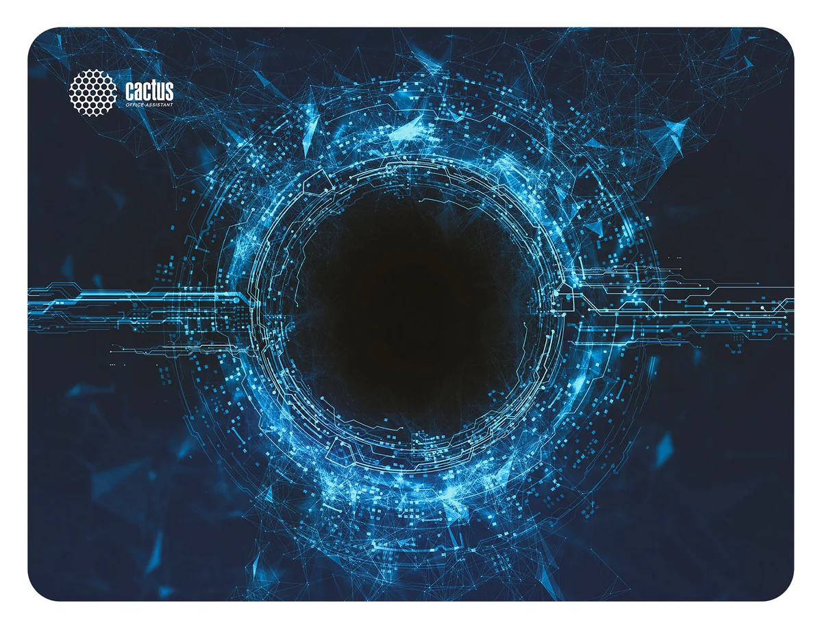 Cactus Коврик для мыши Plasma Большой черный 400x300x3мм CS-MP-PRO02XL