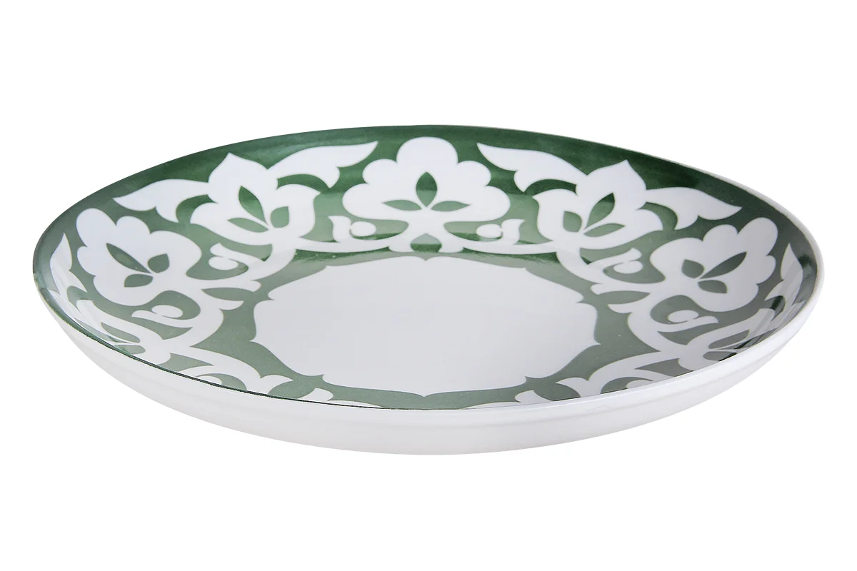 КОРАЛЛ Блюдо-ляган 30см. Хлопок зеленый SRGP120G11 HCS-911