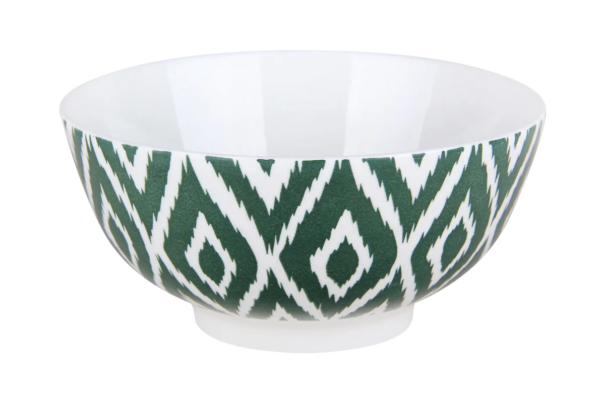 Коралл Салатник 15см. Атлас зеленый TC13013154 HCS-914