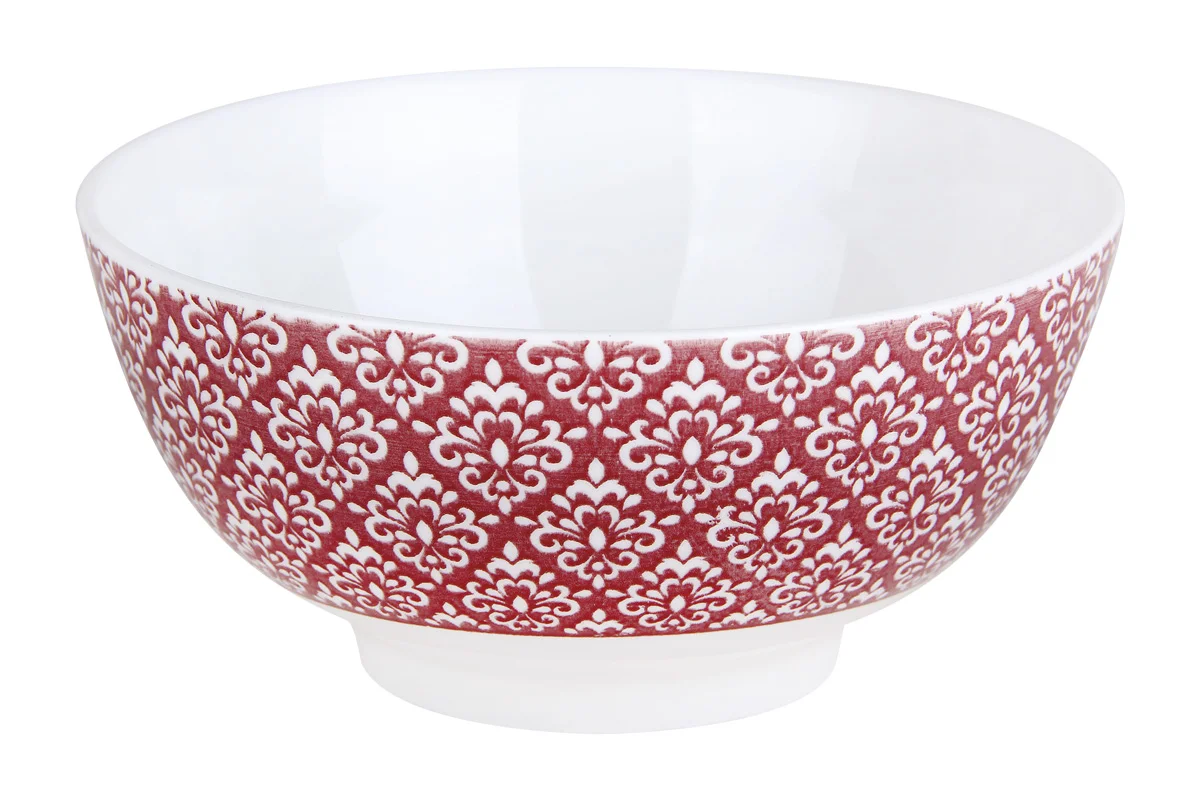 Коралл Салатник 15см. Дамаск бордовый TC13013154 HCS-917