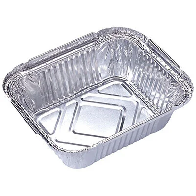 Mallony Форма для выпечки, LAMINA, размер: 15*12*4,7 см, из алюм фольги, прямоугольная, одноразовая. 006049-SK