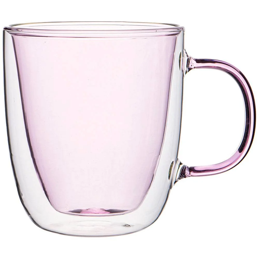 Lefard Кружка с двойными стенками double-wall 350 мл. Диаметр=9 см. ВЫСОТА=11 СМ 249-205