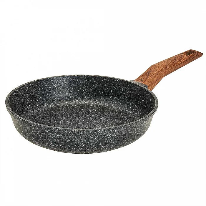 DELTA Сковорода 24 см с антипригарным покрытием и ручкой soft-touch 1024-14 серии Гранит 14
