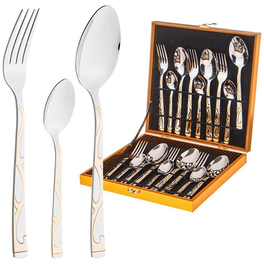 Lefard Набор Столовых Приборов Agness На 6 Персон 18 Пр.в Деревянном Кейсе. 942-010