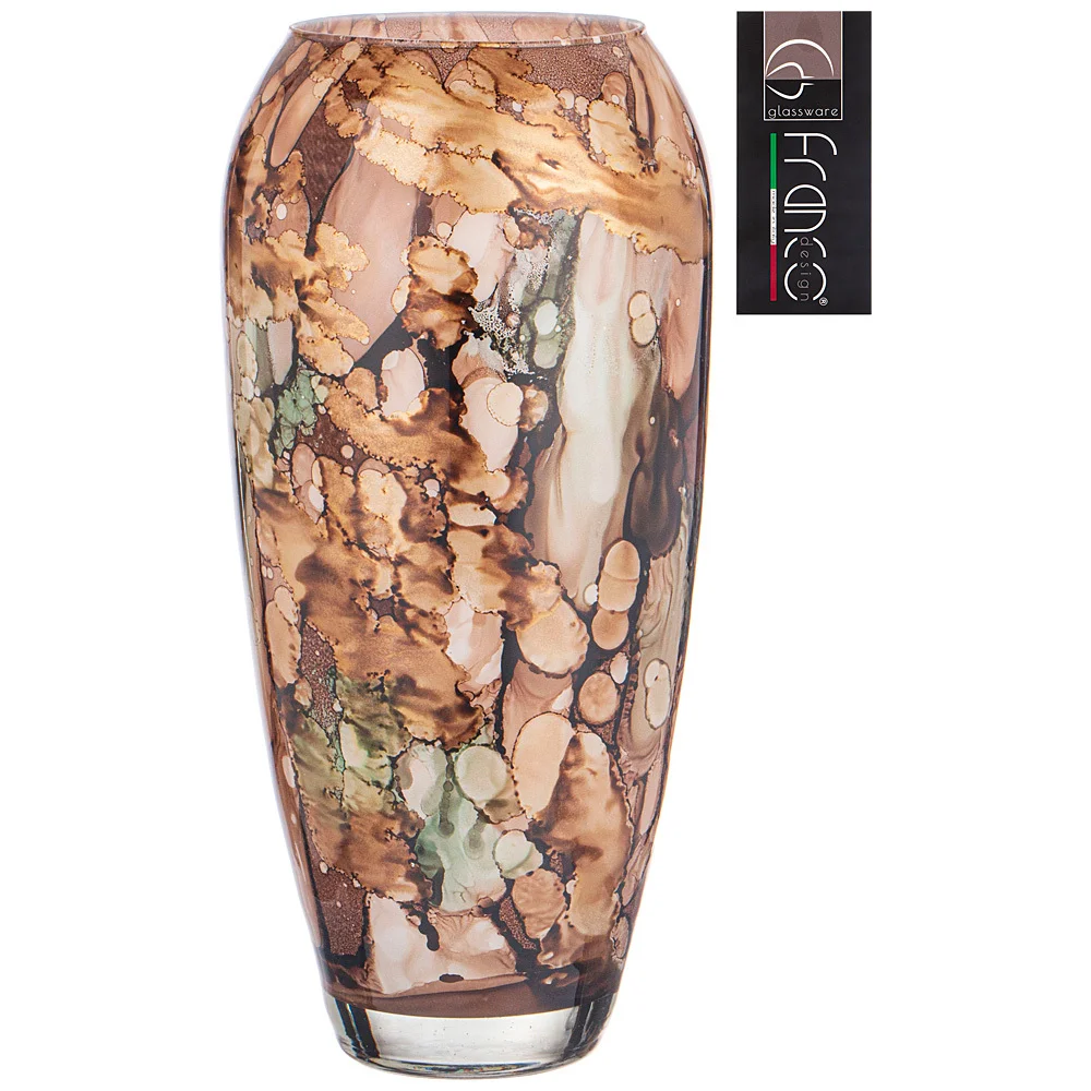 Lefard Ваза Fidelis aurora Green Высота 26см. 316-1770