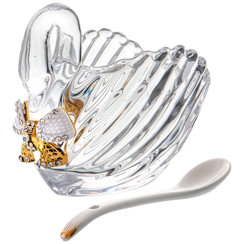 Lefard Икорница лебедь Venezia С Ложкой 95 Мл. 11*6*9,5 См. Коллекция muza 355-099