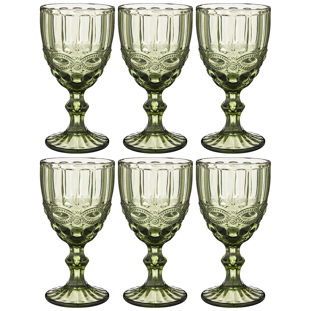Lefard Набор Бокалов Для Вина серпентина Из 6шт. Серия muza Color 300мл. / В=17 См 781-105