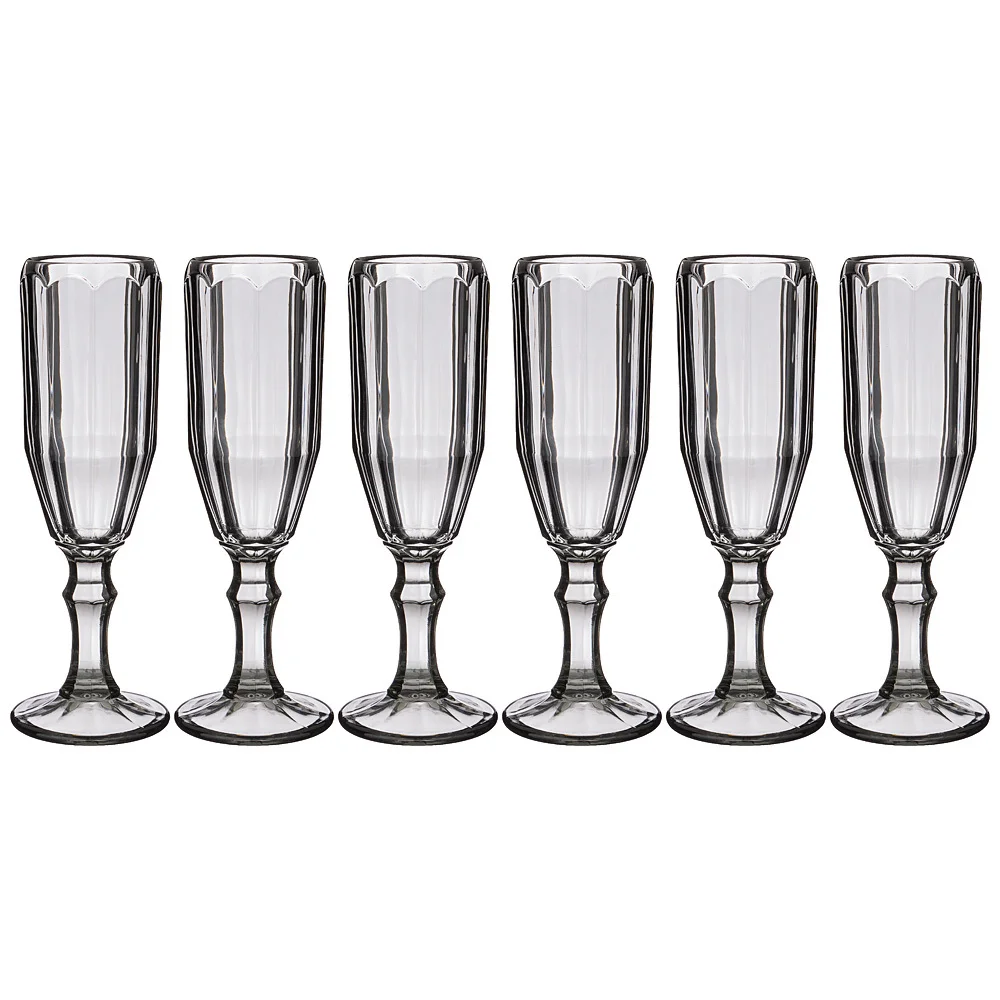 Lefard Набор Бокалов Для Шампанского рока 6шт. Серия muza Color 150 Мл Высота=20 См. 694-024