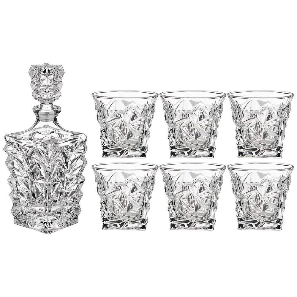 Lefard Набор Для Виски muza 7пр.: Штоф + 6 Стаканов 900/300 Мл 195-211