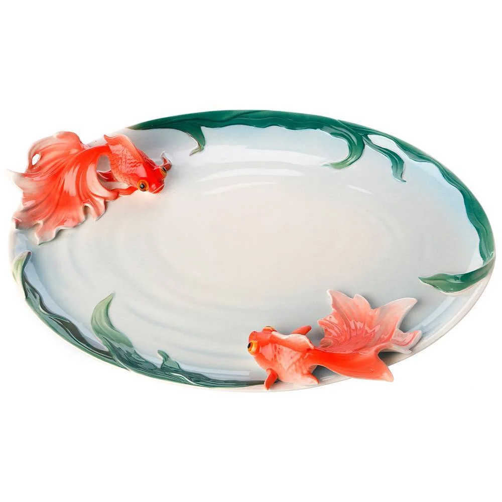 Lefard Блюдо золотая Рыбка 32*22 См 58-077