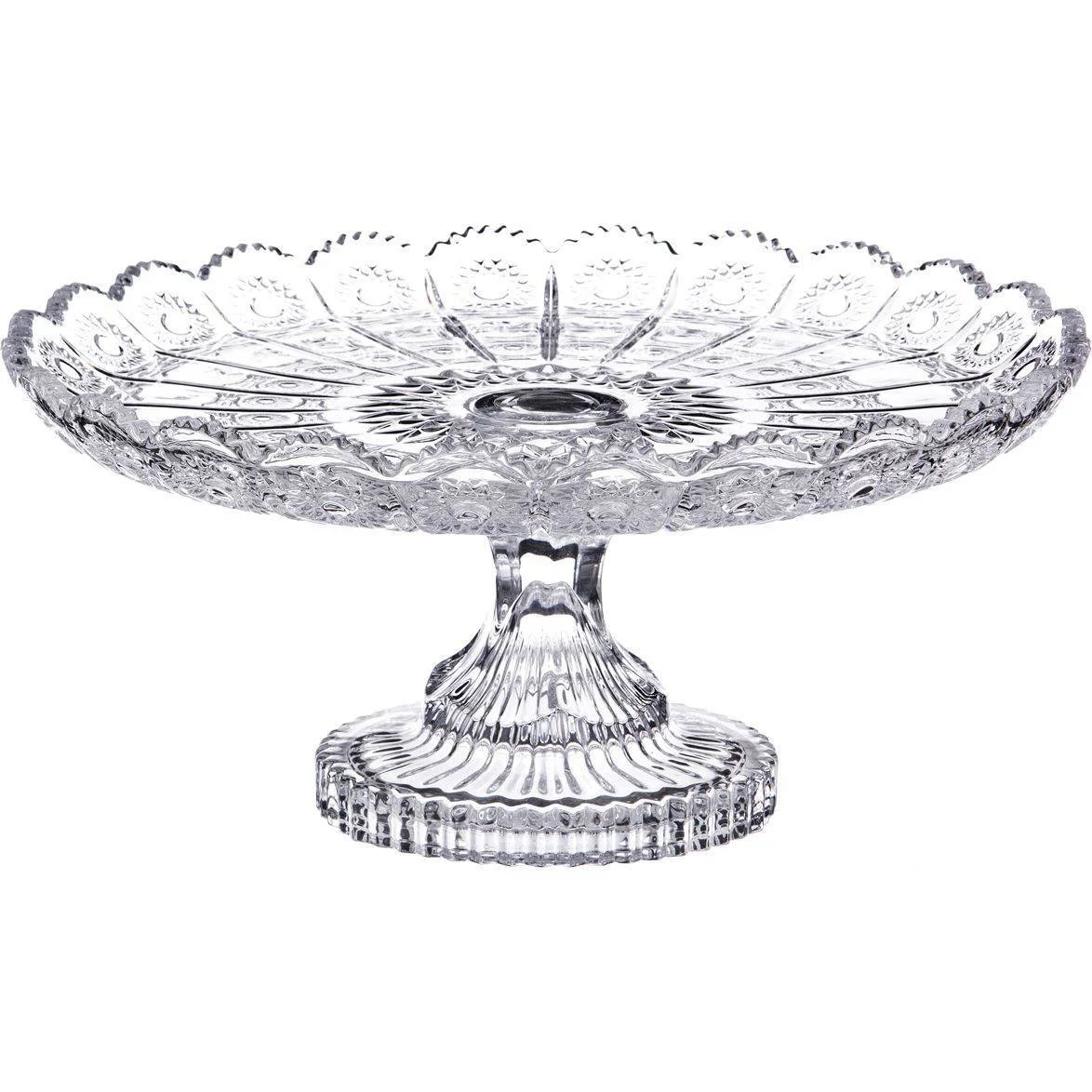 Lefard Тортовница На Ножке Muza Crystal Диаметр=30 См. Высота=15 См. 195-128