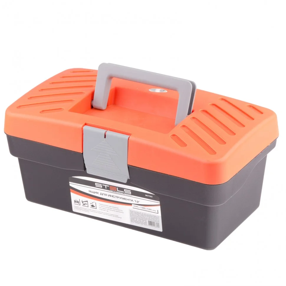 Stels Ящик для инструмента 12", 285 х 155 х 125 мм, пластик, Россия 90723
