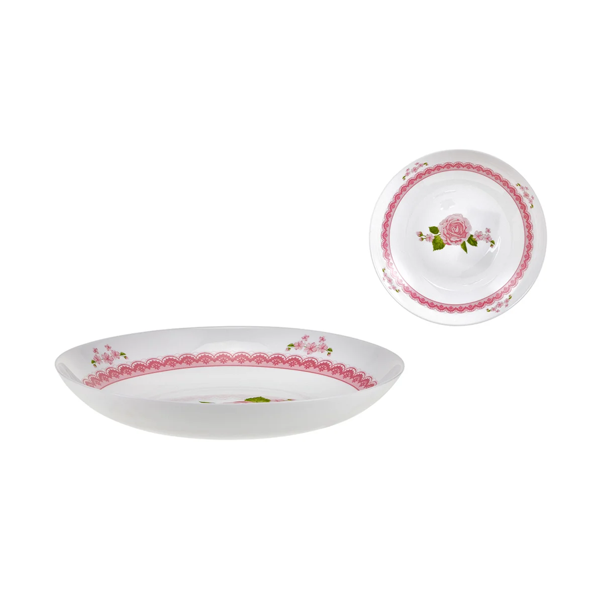 Royal Garden Тарелка глубокая Bernadotte M 23см. RG009RC