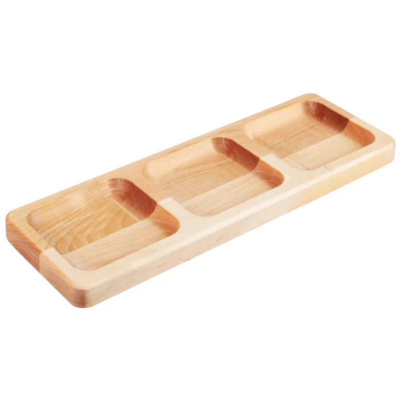 Менажница трехсекционая 30*10*1,8 см (берёза) 105708-SK