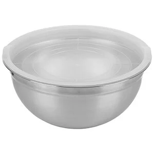 Mallony Миска Amarena 4,3 л из нерж стали с пласт крышкой, смешанная полировка корпуса 007019-SK