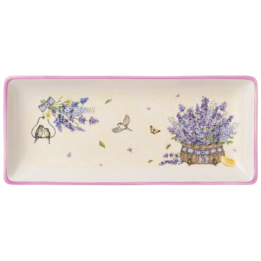 Lefard Блюдо прованс Лаванда 28*12 См. Высота=3 См. 358-2000