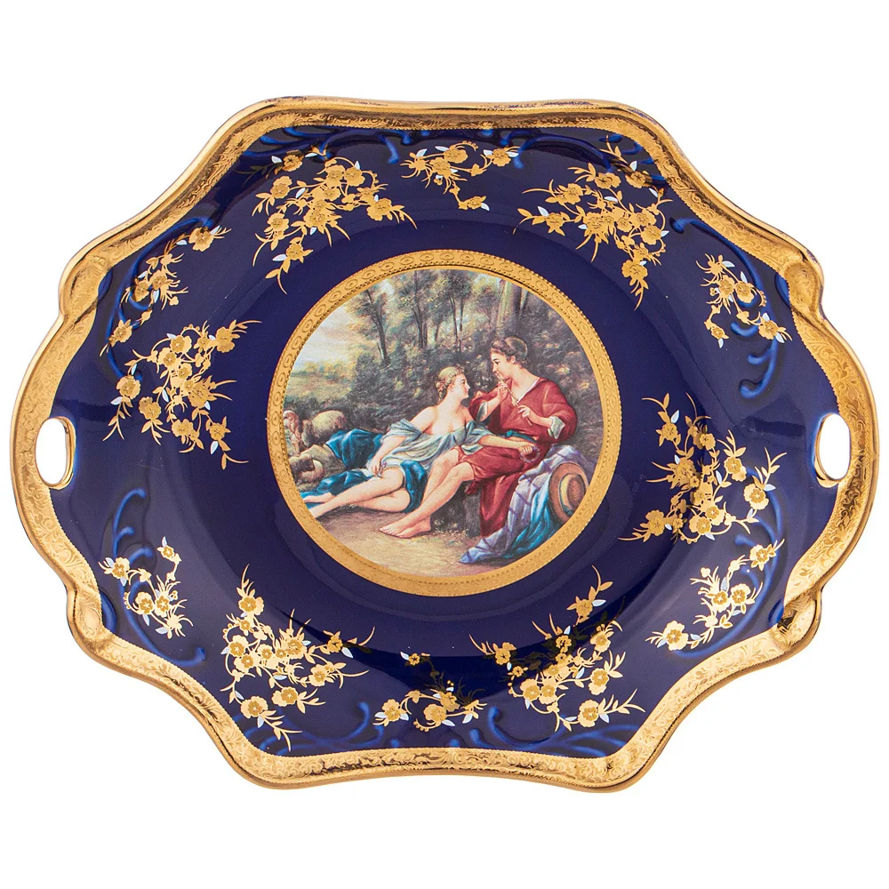 Lefard Блюдо С Ручками Lefard влюбленная Пара Кобальт 31*25 См 77-955