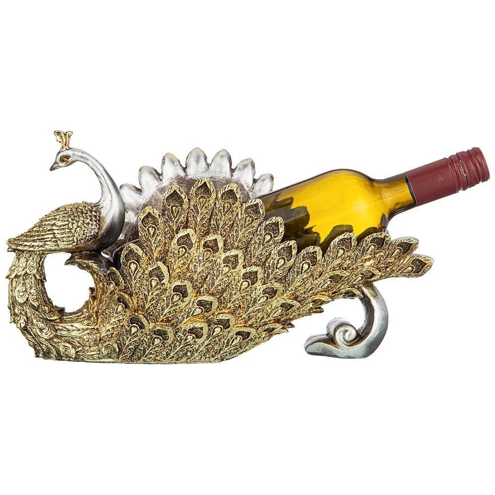 Lefard Подставка Под Бутылку павлин 34.5*14.5*18 См. Серия махараджи 146-1492