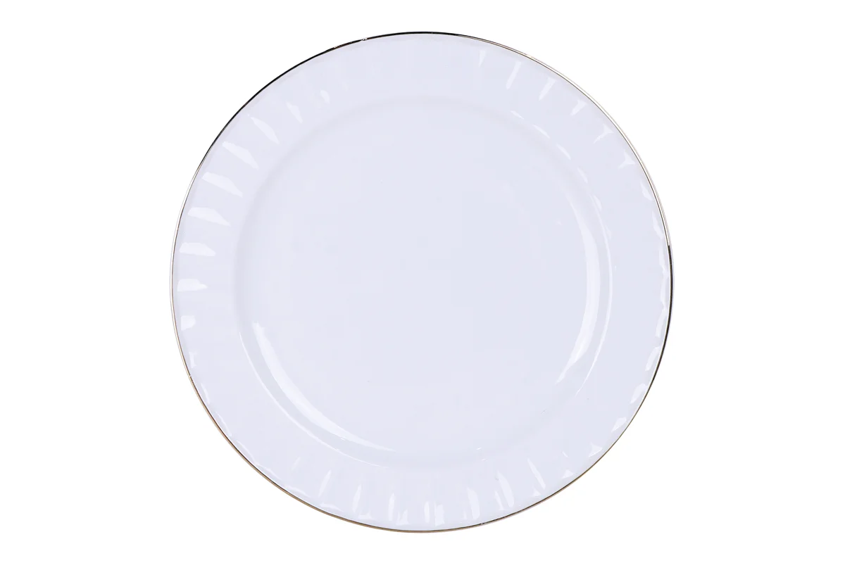 КОРАЛЛ Тарелка десертная 20см. Золотой лёд TC03-P