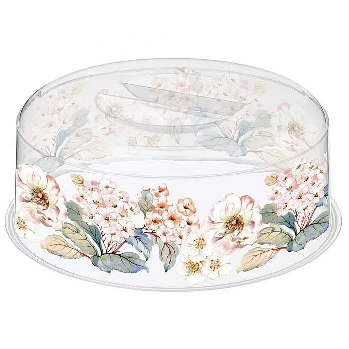 DELTA Крышка для СВЧ 250 мм Bergamo с декором (бесцветный) 221159801/00