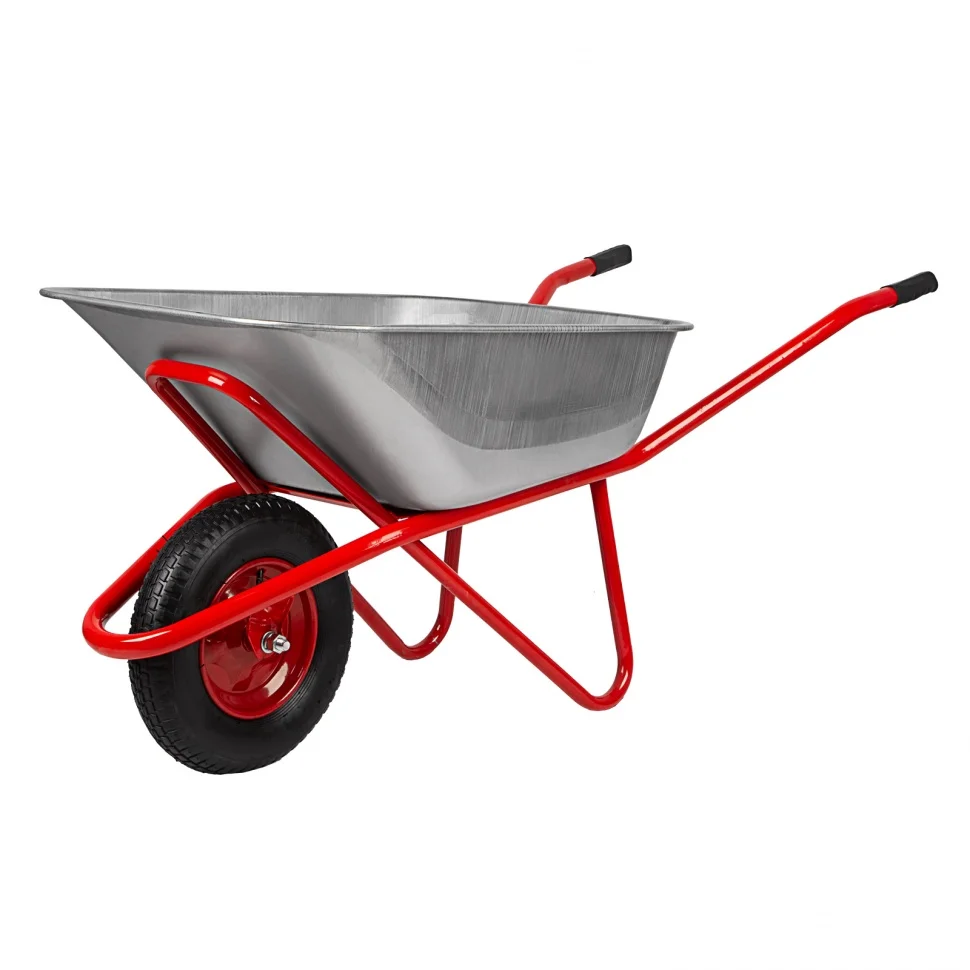 Сибртех Тачка садово-строительная, усиленная, грузоподъемность 220 кг, объем 110 л 689219