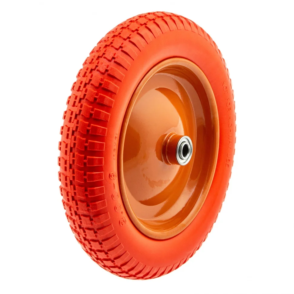 Palisad Колесо полиуретановое 3.00-8, длина оси 90 мм, подшипник 16 мм 68975