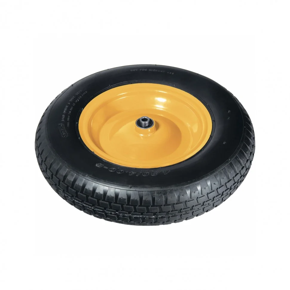 Palisad Колесо пневматическое 4.80/4.00-8 D 380 мм, внутренний подшипник D 12 мм, длина оси 90 мм 68947