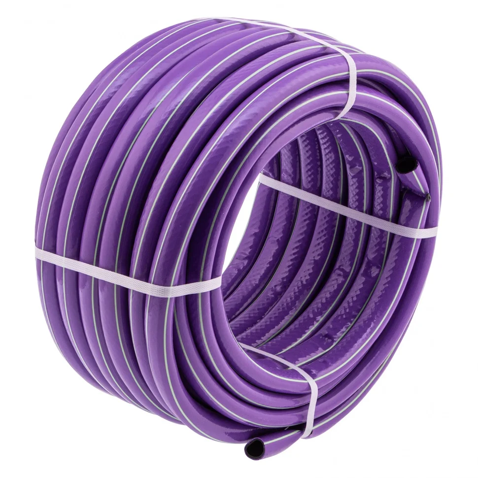 Palisad Шланг поливочный армированный, 3-х слойный, серия Violet, 3/4", 25 м 67633