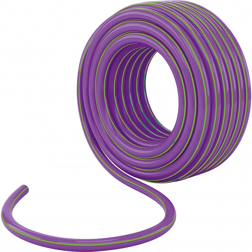 Palisad Шланг поливочный армированный, 3-х слойный, серия Violet, 3/4", 50 м 67634