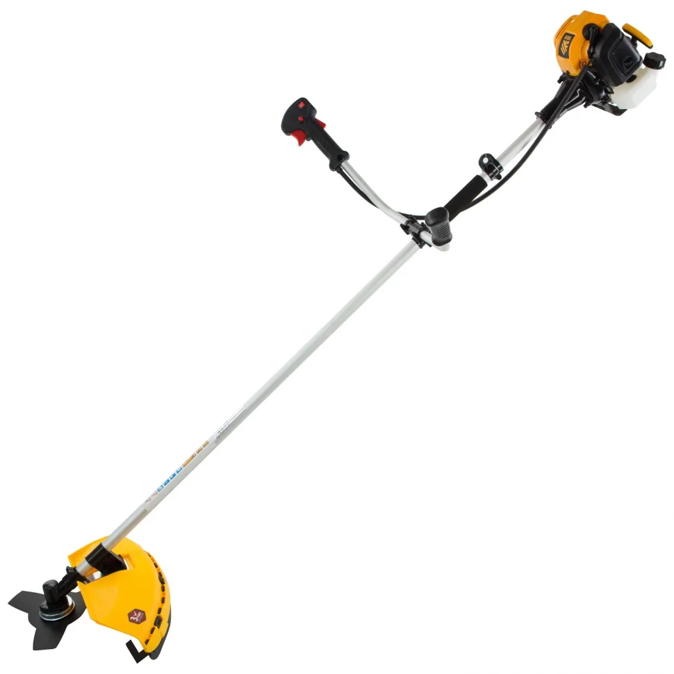 Denzel Триммер бензиновый DT 25, 25 см3, 1.3 л. с, неразъемная штанга, состоит из 2 частей 96221