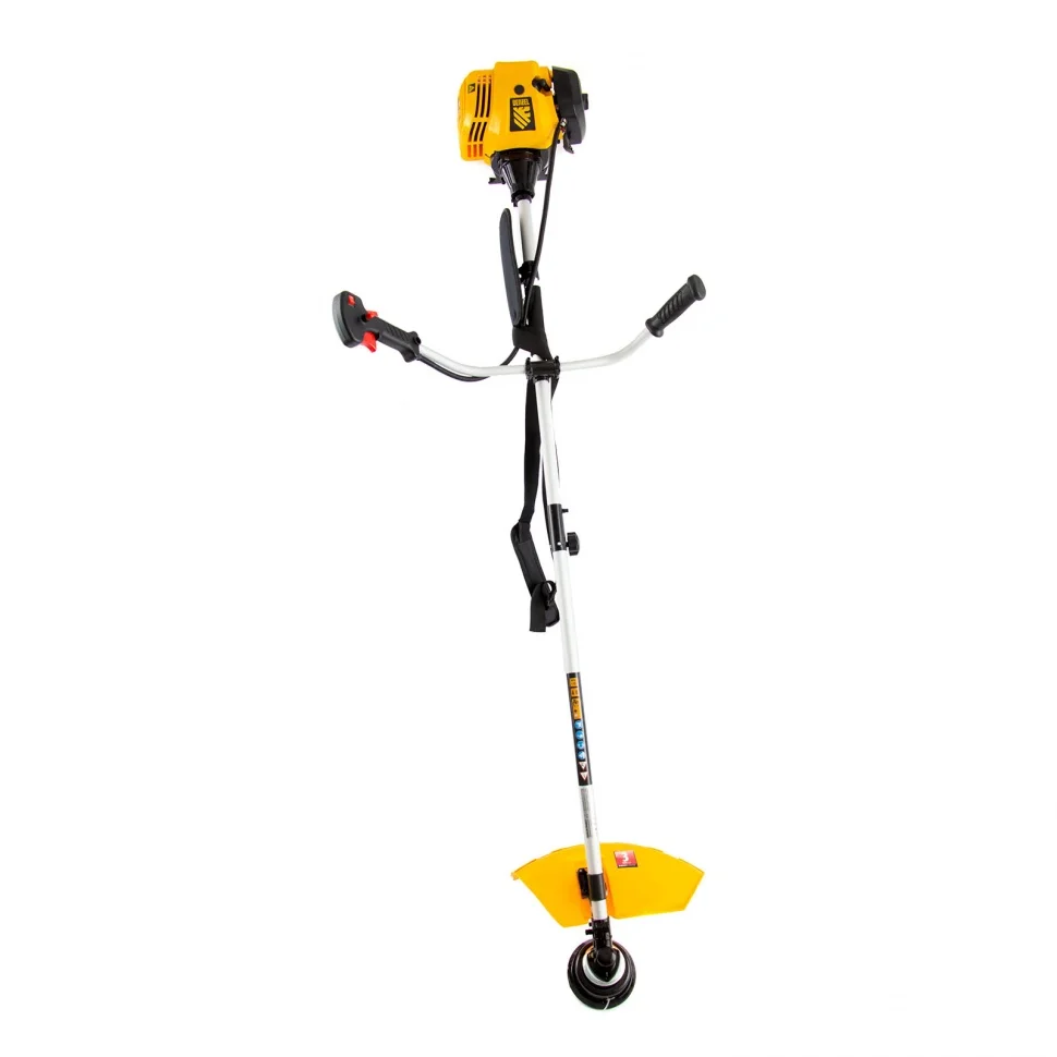 Denzel Триммер бензиновый DT 43S, 43 см3, 2.5 л. с, разъемная штанга, состоит из 2 частей 96225