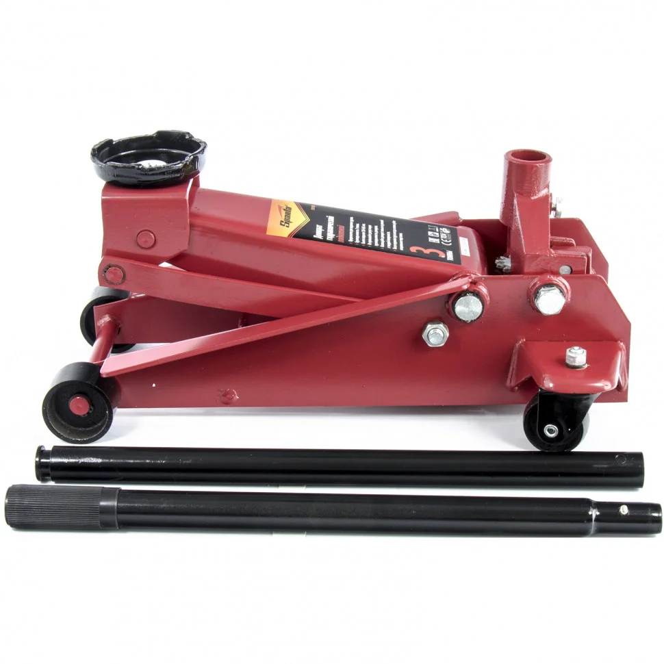 Sparta Домкрат гидравлический подкатной, 3 т, h подъема 130-465 мм 510105