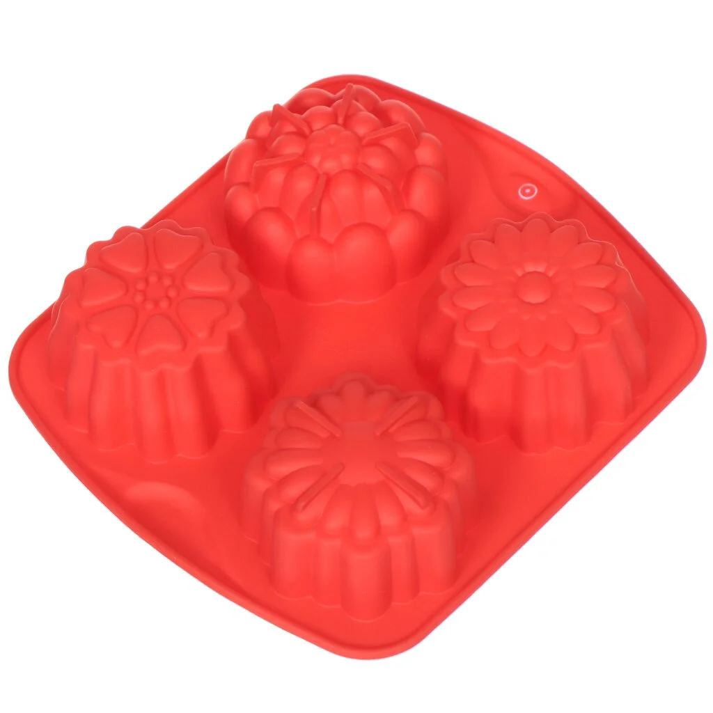 Катунь Форма д/кексов №1 4шт 15.5х14х3 см КТ-S-322