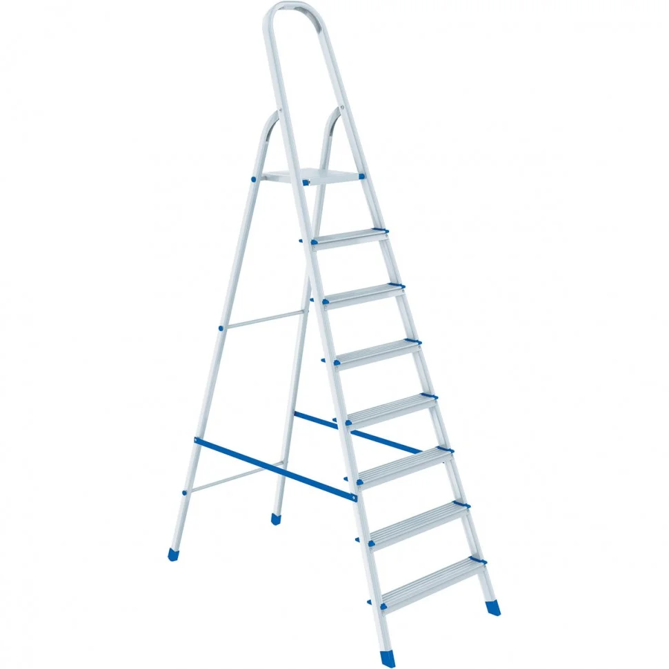 Сибртех Стремянка, 8 ступеней, алюминиевая, Россия, 97718