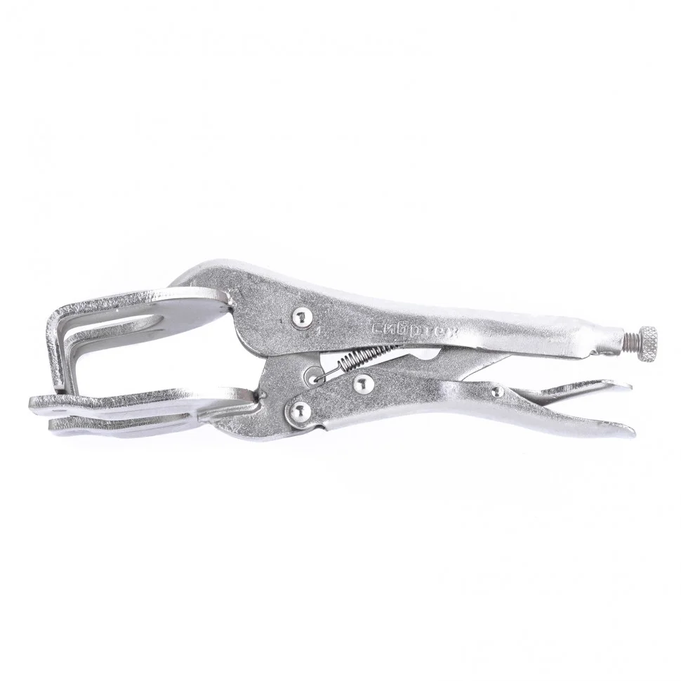 Сибртех Зажим ручной, двойной, точечная фиксация, 225 мм Сибртех 18429