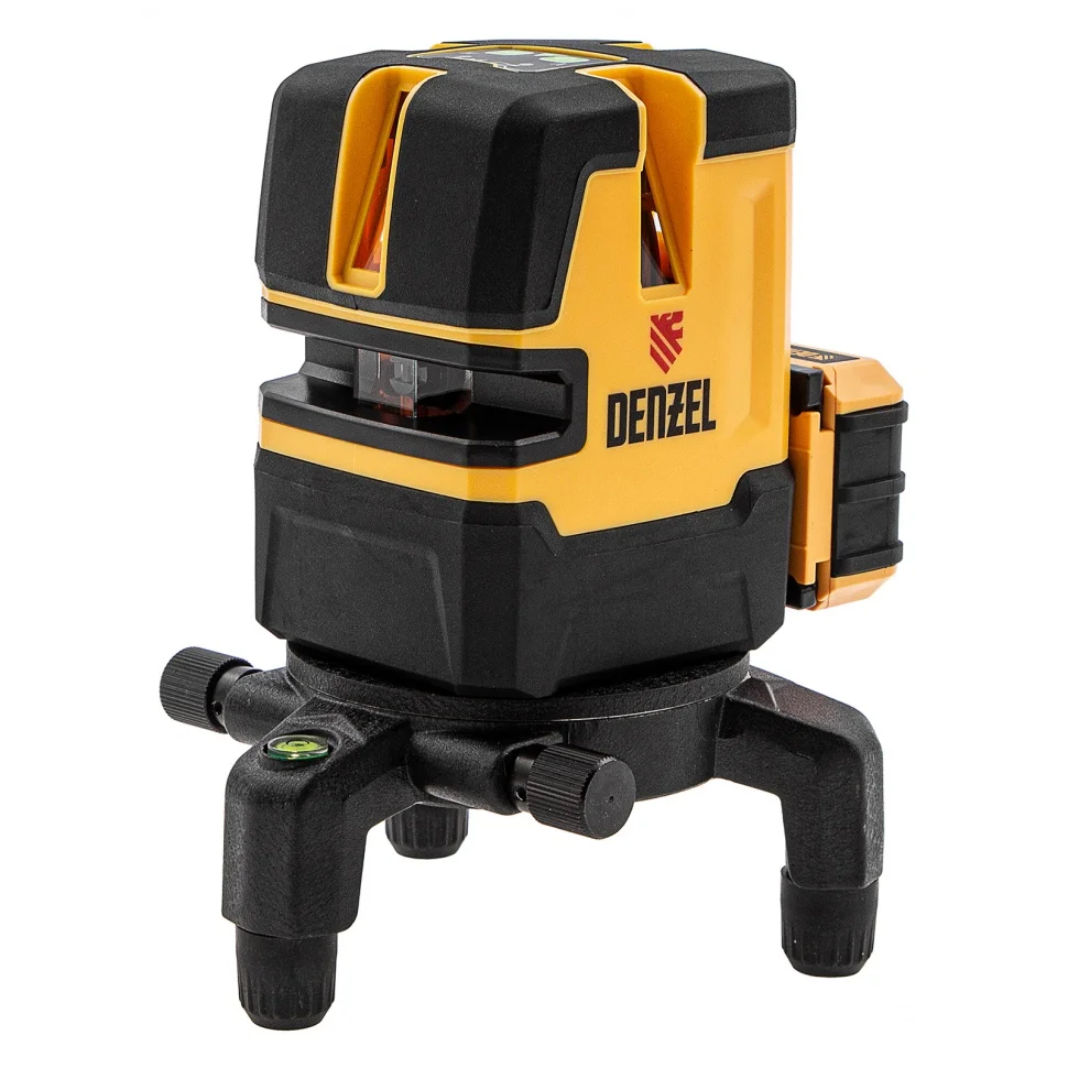 Denzel Лазерный уровень LX 06 Green, 30 м, 520 нм, аккумулятор Li 5200 mAh, резьба 5/8" 35072