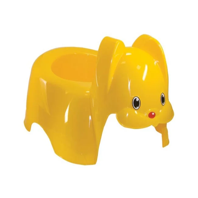 М- ПЛАСТИКА Горшок детский Зайка М 2594 желтый