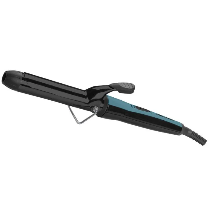 АКСИНЬЯ Щипцы для завивки волос КС 806 черные с бирюзовым
