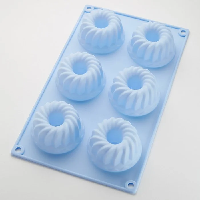 WEBBER Форма 28.5х17х3.5см Пудинг BE 4468 S голубая