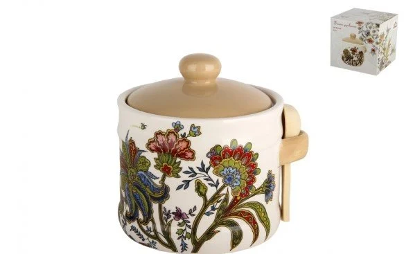 КОРАЛЛ Сахарница 480мл.BRIGHT ORNAMENTAL ZF1099-21