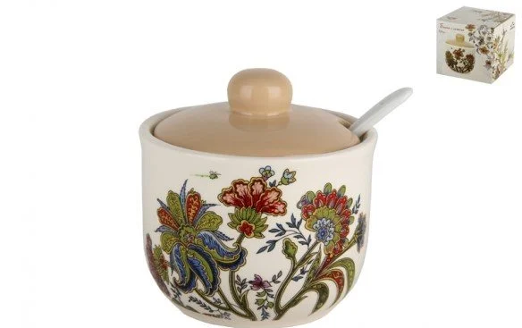 КОРАЛЛ Сахарница 320мл.BRIGHT ORNAMENTAL ZF1186-21
