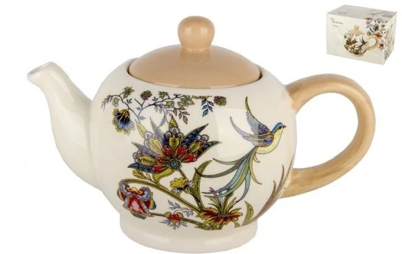 КОРАЛЛ Чайник заварочный 1000 мл BRIGHT ORNAMENTAL ZF1171-21