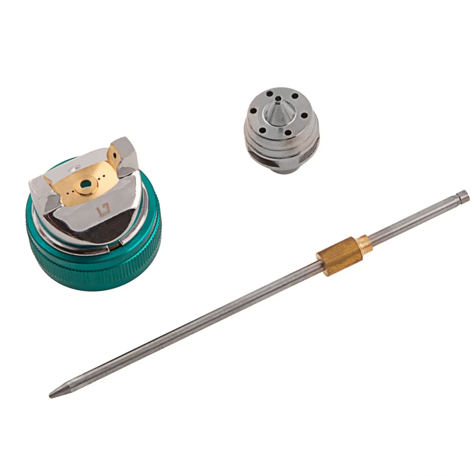 Stels Набор для краскораспылителя AS802HVLP: сопло 1.7 мм, игла, чашка 57342