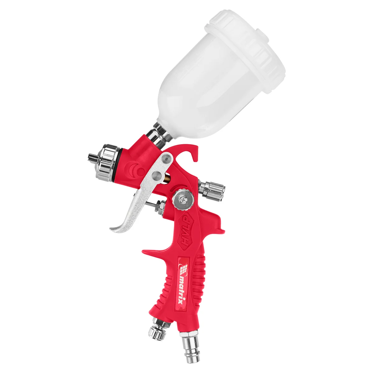 Matrix Краскораспылитель HVLP пневмат. с верхним бачком V= 0,1 л, сопло диаметром 0.8 мм 57325