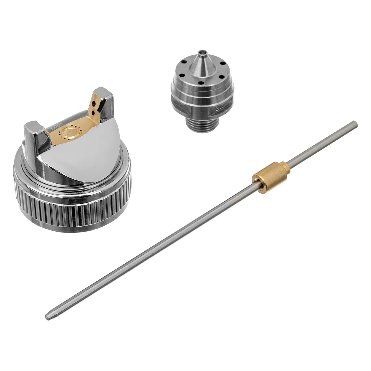 Matrix Комплект для краскораспылителя 57319 : сопло 2,5 мм, игла, форсунка Matrix 57387