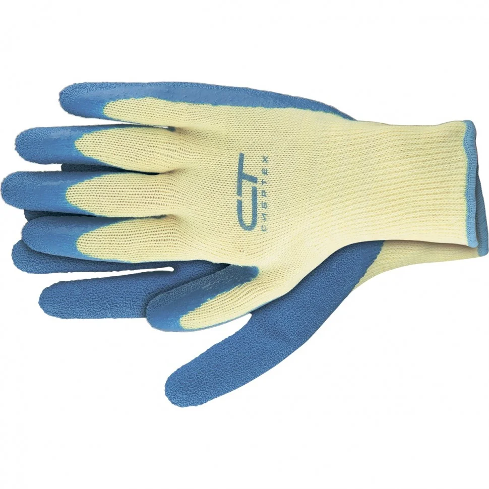 Сибртех Перчатки трикотажные, полиэфирные, латексное рельефное покрытие, L 67752