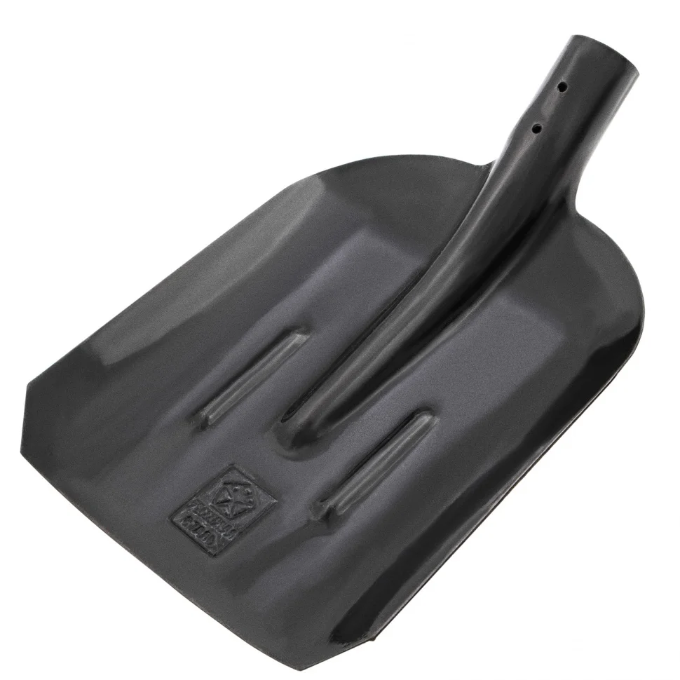 Сибртех Лопата совковая, 235 х 285 мм, ребра жесткости, без черенка, Россия, 61471