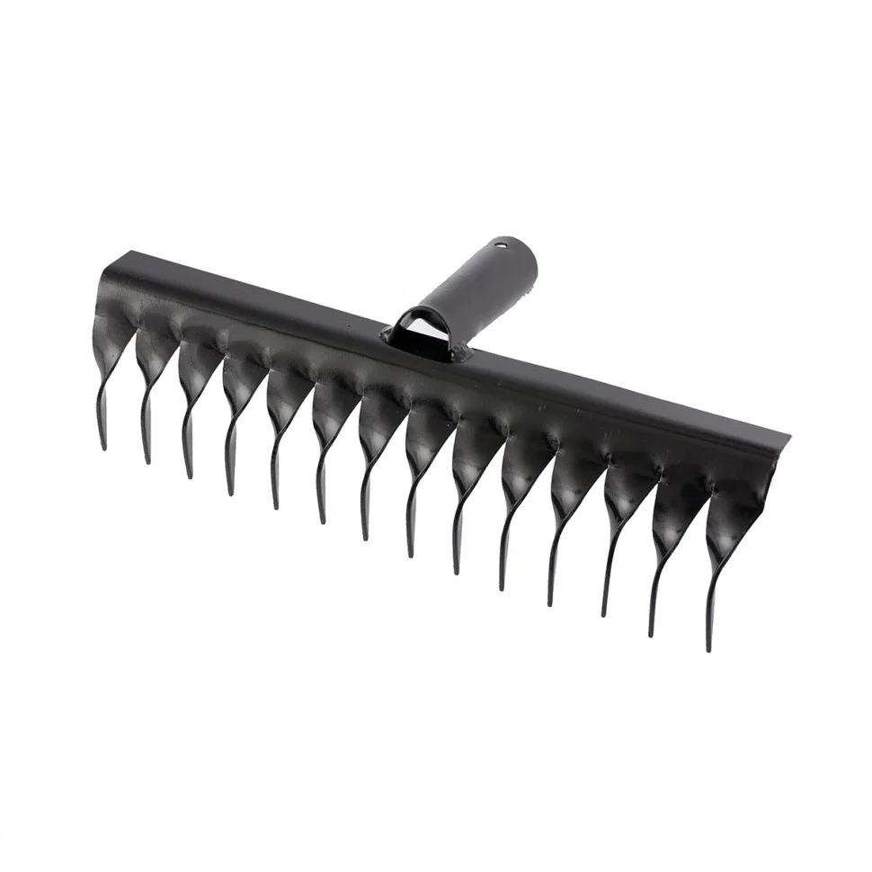 Сибртех Грабли стальные, 300 мм, 14 витых зубьев, без черенка, Россия, 61765