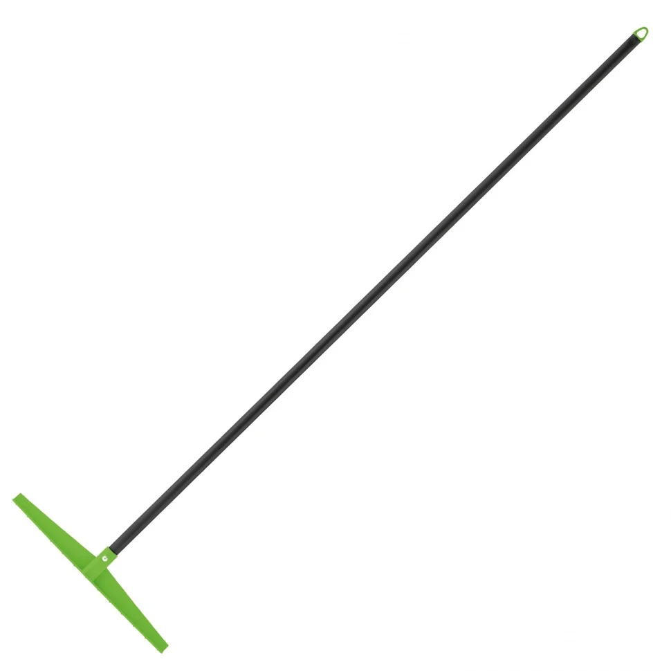 Сибртех Грабли пластиковые, 430 мм, 13 прямых зубьев, металлический черенок, 61730