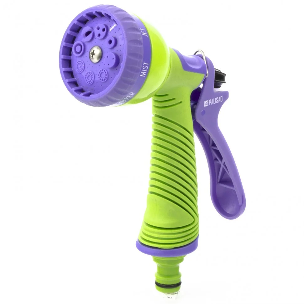 Palisad Пистолет-распылитель, 8 режимов полива, эргономичная рукоятка 65150